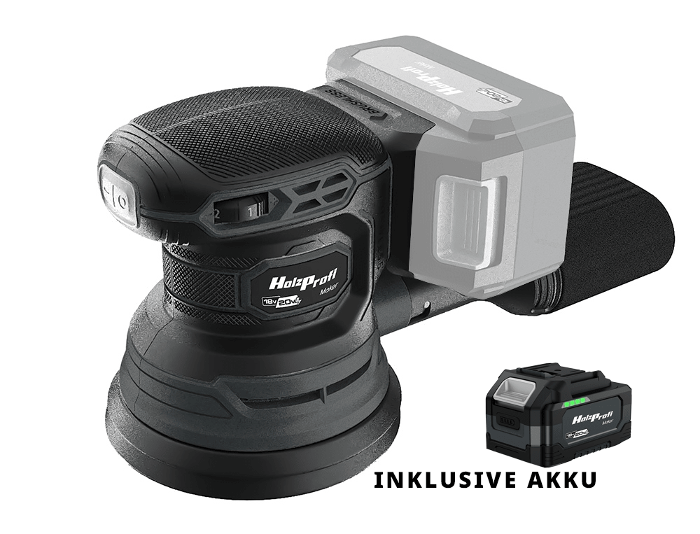 Holzprofi Maker Brushless Round Sander EXS125-BL