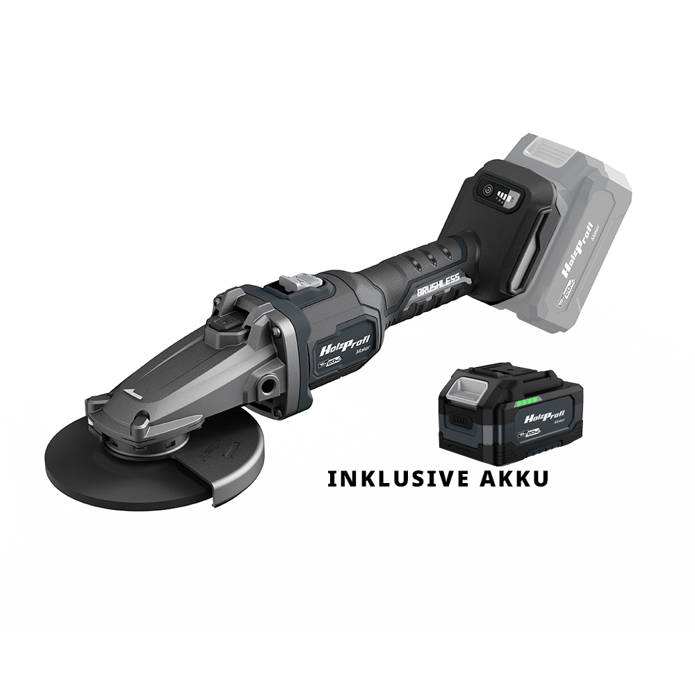 Holzprofi Maker Brushless Angle Grinder M4-WS125