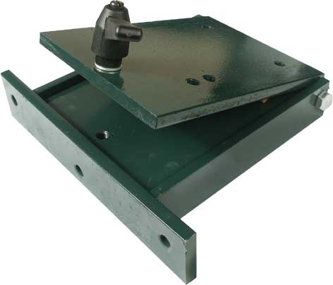 Folding plate for feed