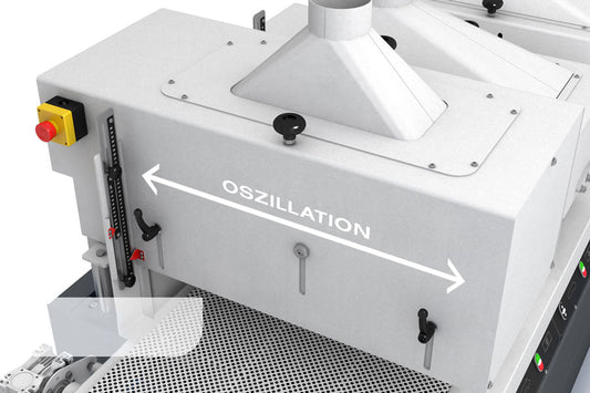 Oscillation for one brush unit for Twingo